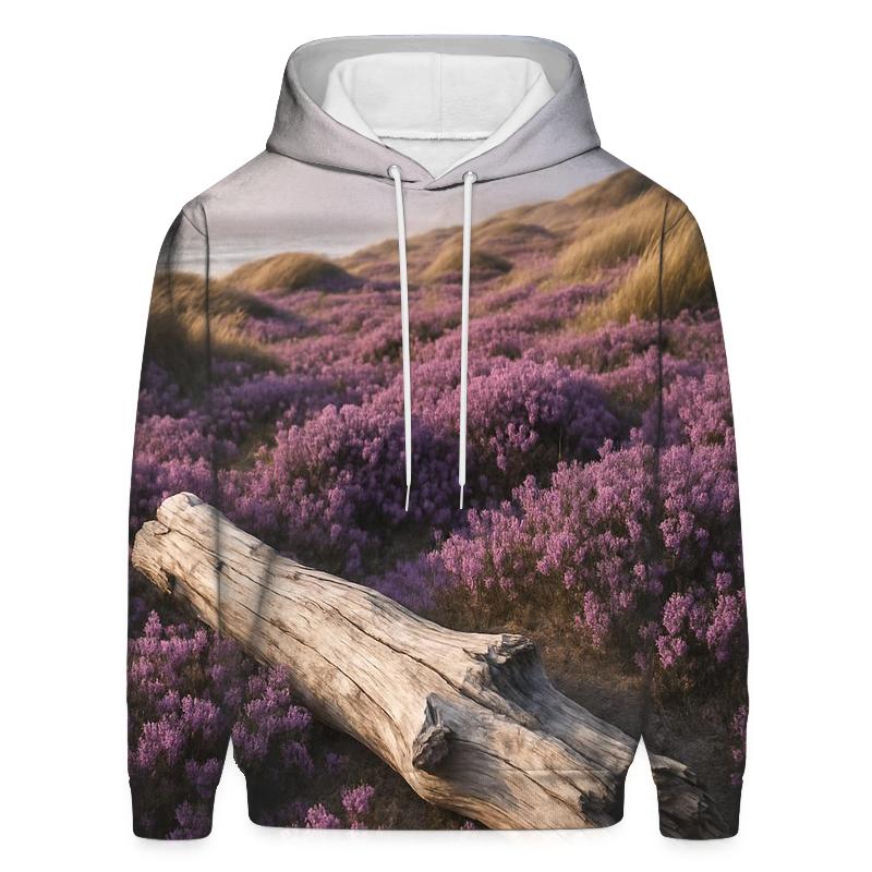 Coastal Heather And Driftwood heavyweight hoodies