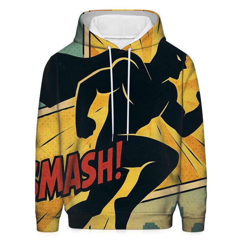 Faded Comic Book Panel pullover hoodies