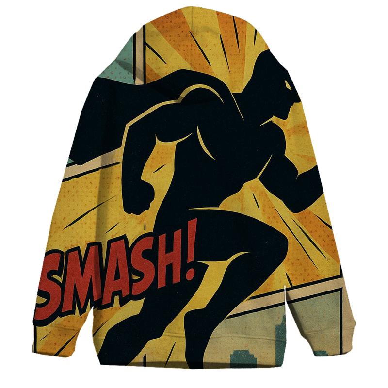 Faded Comic Book Panel pullover hoodies