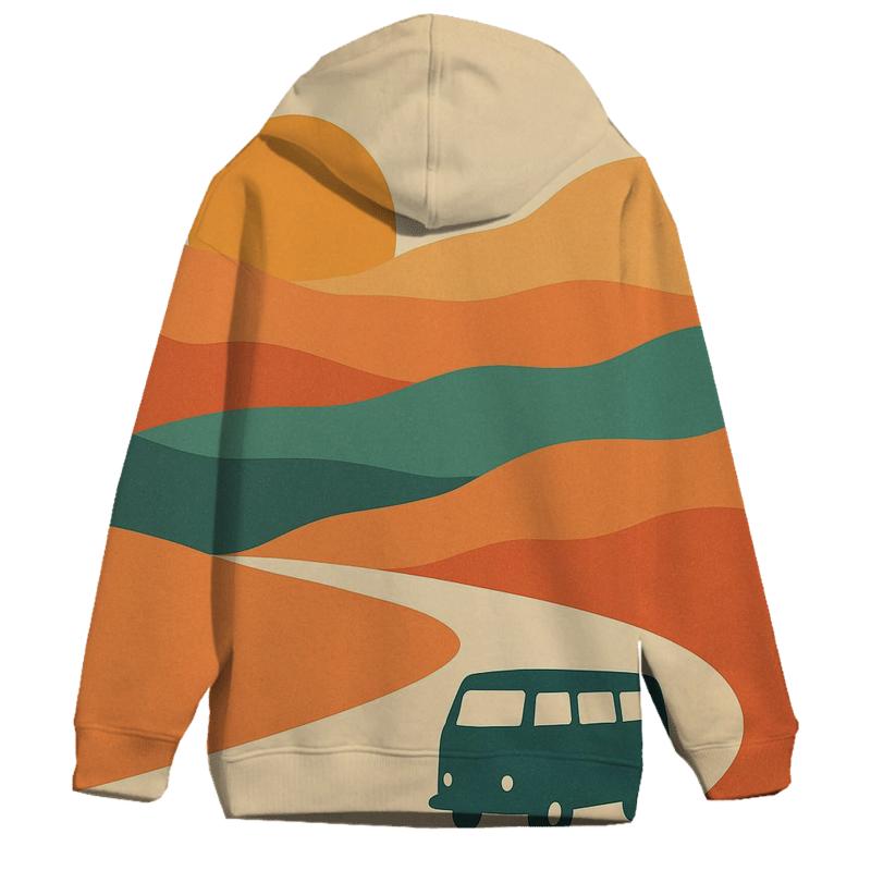 Sunrise Road Trip heavyweight hoodies