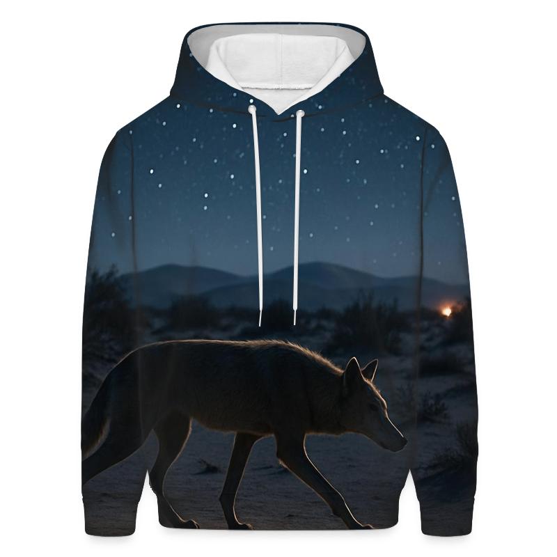 Desert Night Stalking embroidered hoodies
