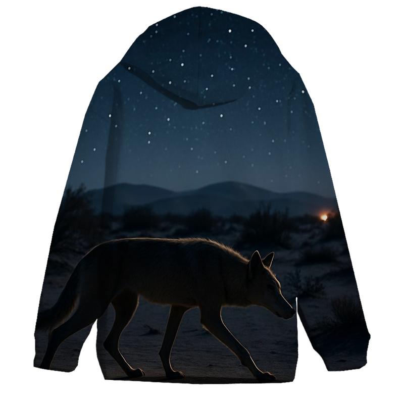 Desert Night Stalking embroidered hoodies