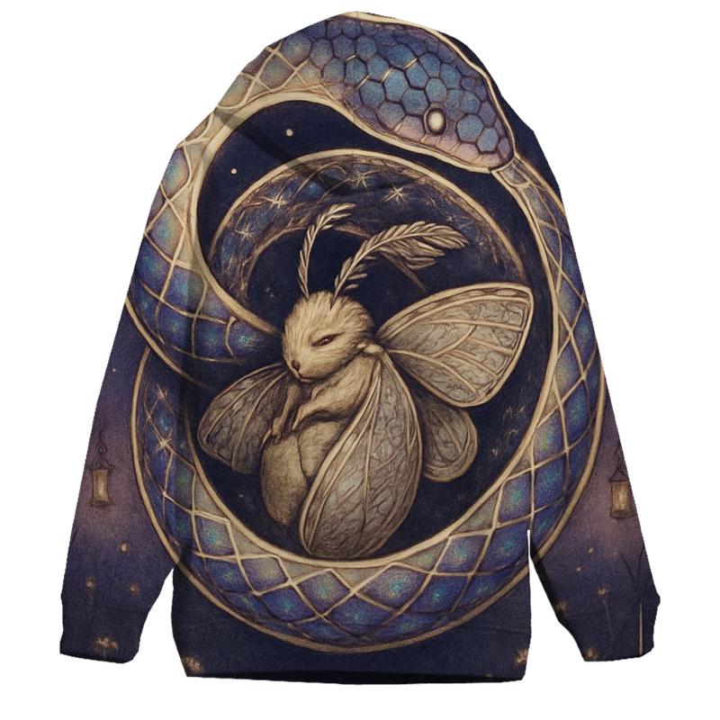 Starlit Chrysalis Ouroboros hoodie designs