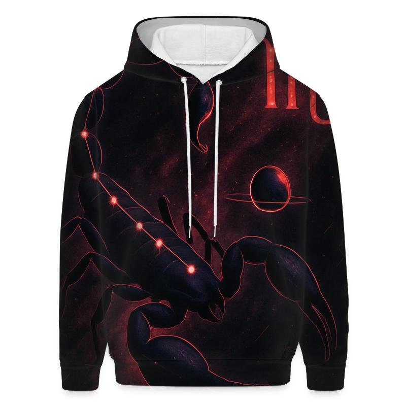 Scorpio Galactic Scorpion Design premium hoodies