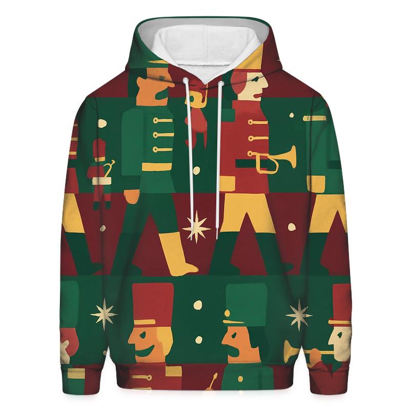 Nutcracker Toy Parade Design zip-up hoodies