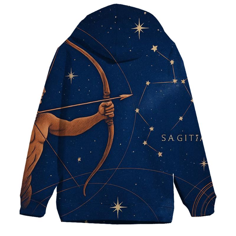 Sagittarius Archer Star Map hoodie designs