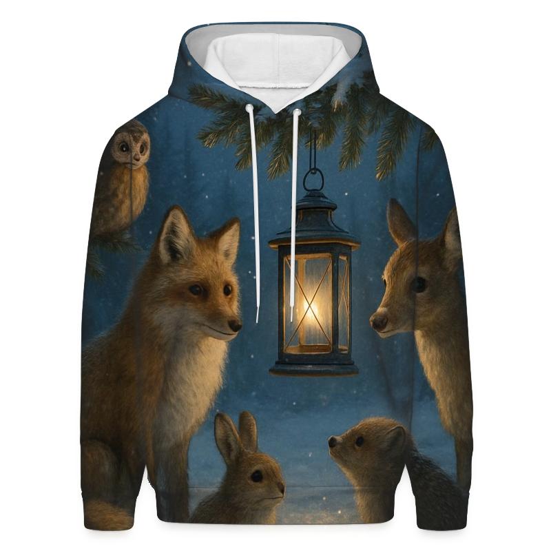 Forest Lantern Gathering premium hoodies