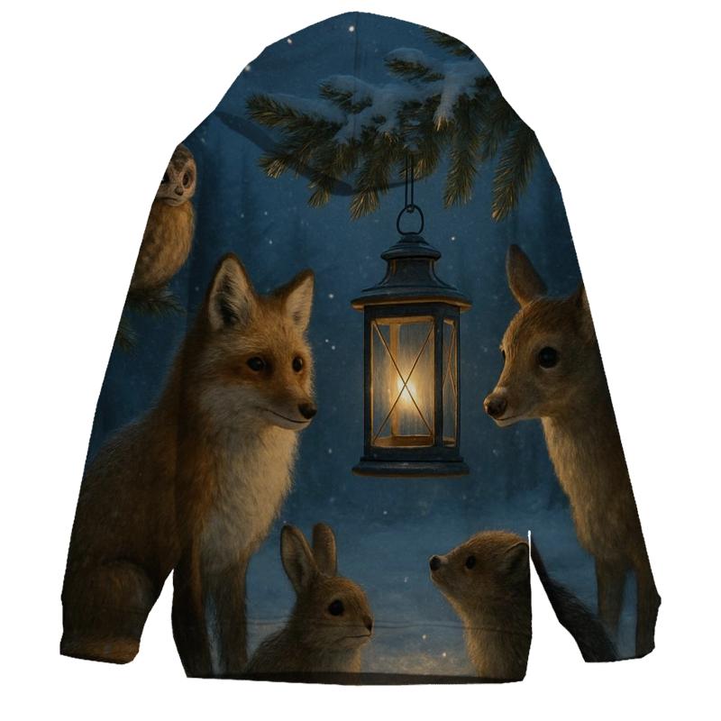 Forest Lantern Gathering premium hoodies