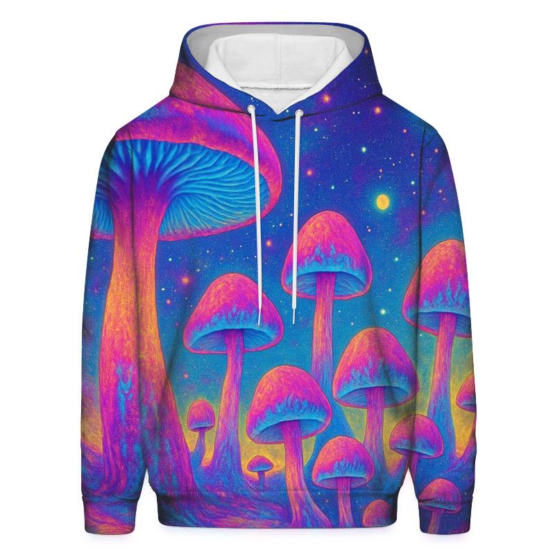 Psychedelic Mushroom Galaxy hoodie trends