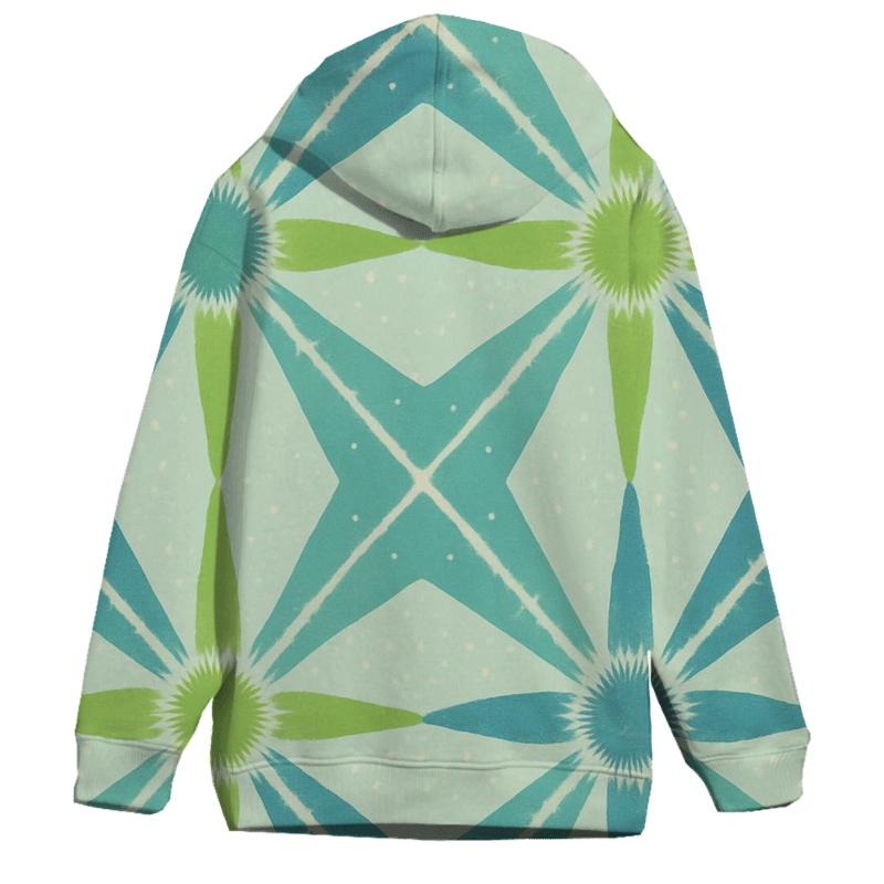 Diagonal Starburst Itoji lightweight hoodies