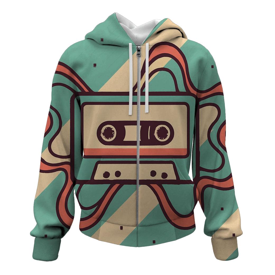 Cassette Tape Echo custom hoodies
