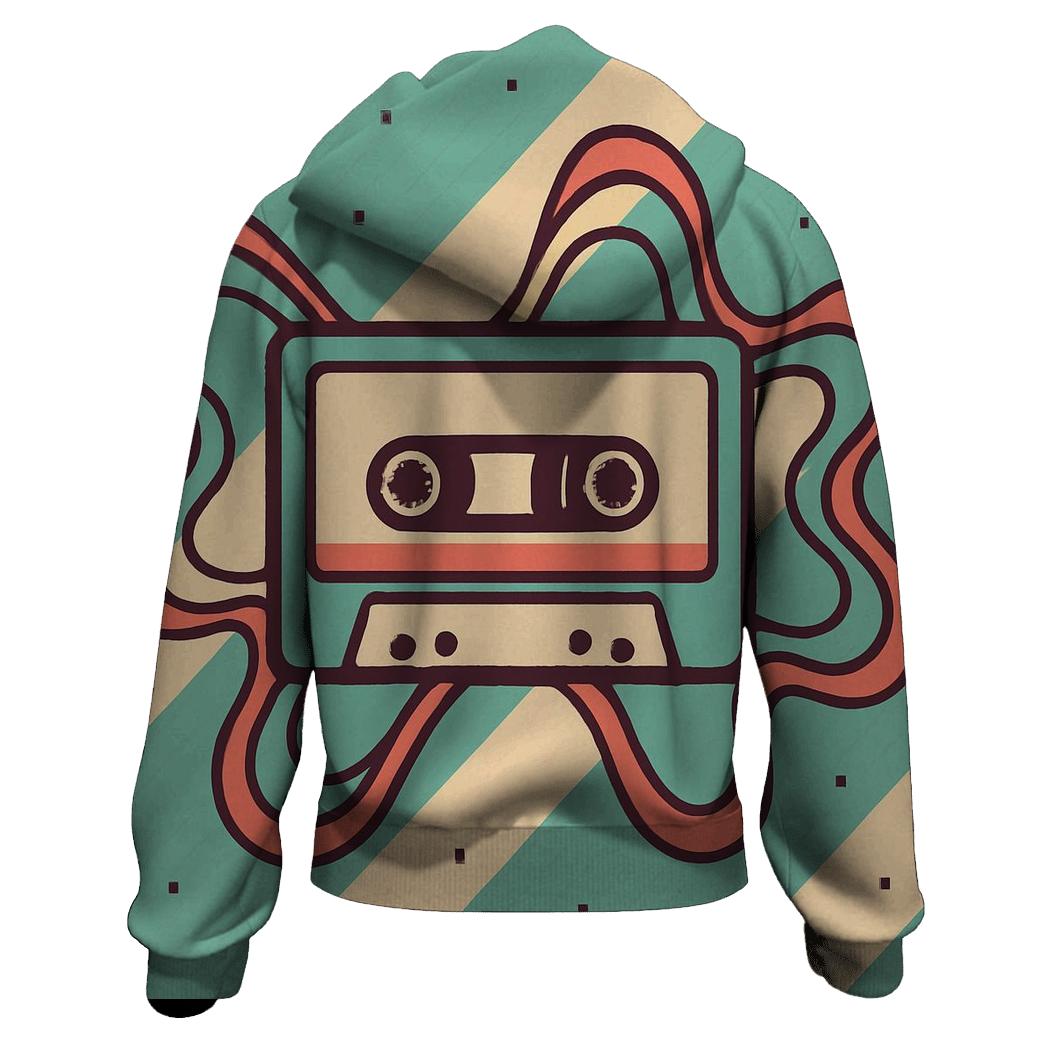 Cassette Tape Echo custom hoodies