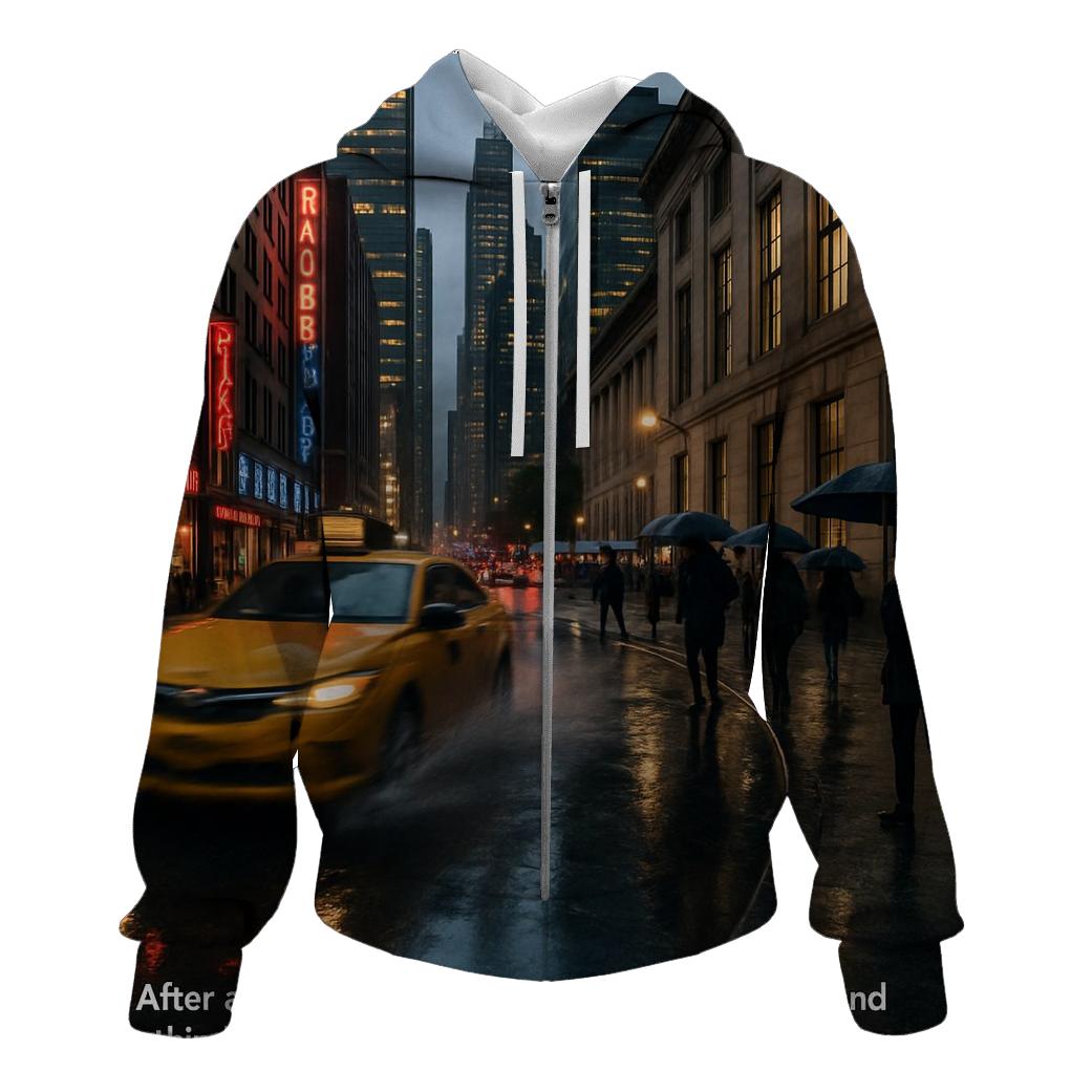 Rainwashed Midtown Chase graphic hoodies