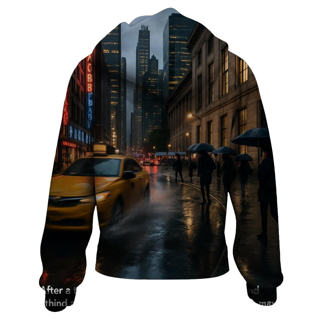 Rainwashed Midtown Chase graphic hoodies