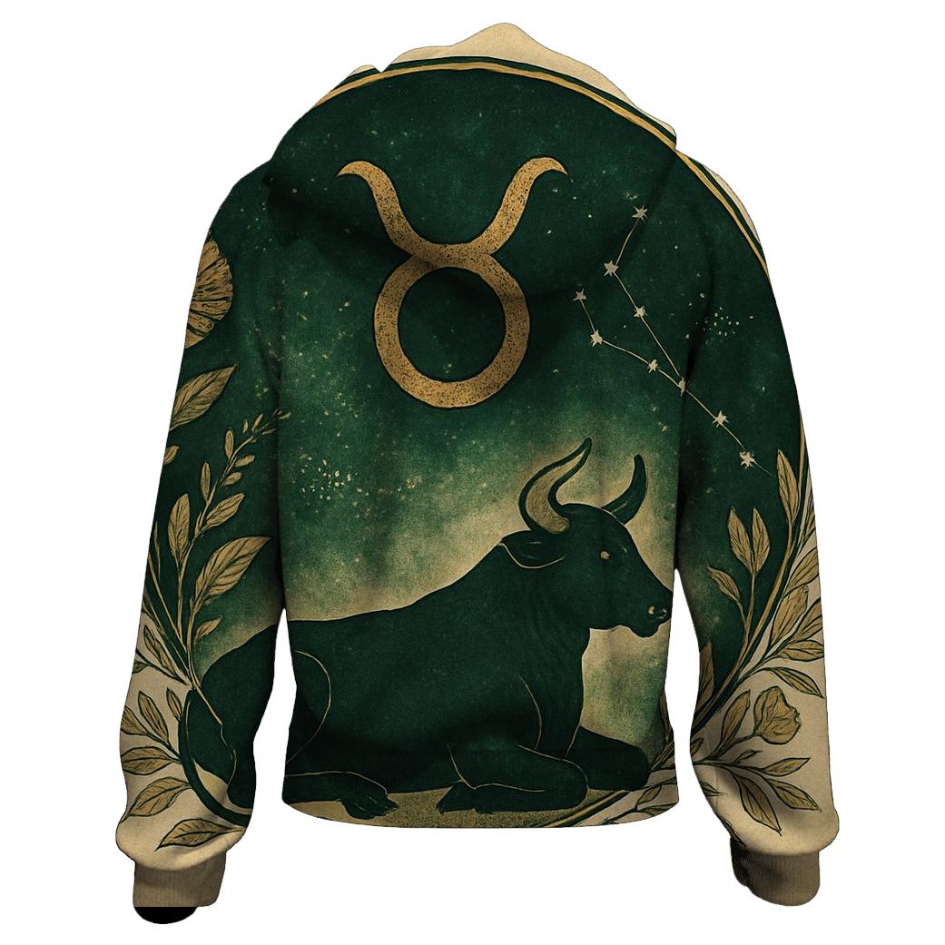 Mystic Taurus Bull Glyph Design custom hoodies
