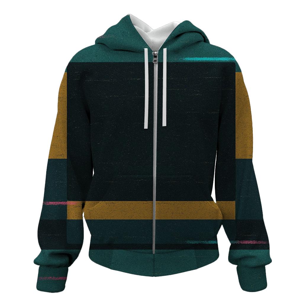 VHS Static Stripes hoodies fashion