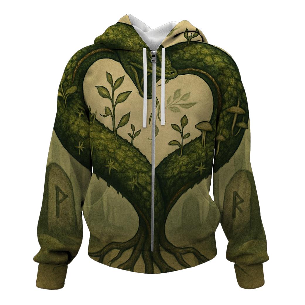 Forest Heart Ouroboros hoodie trends