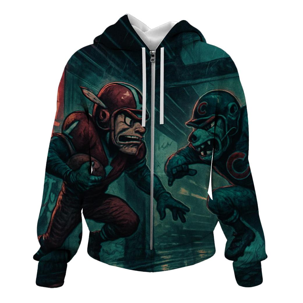 Subway Showdown Under The Tracks heavyweight hoodies