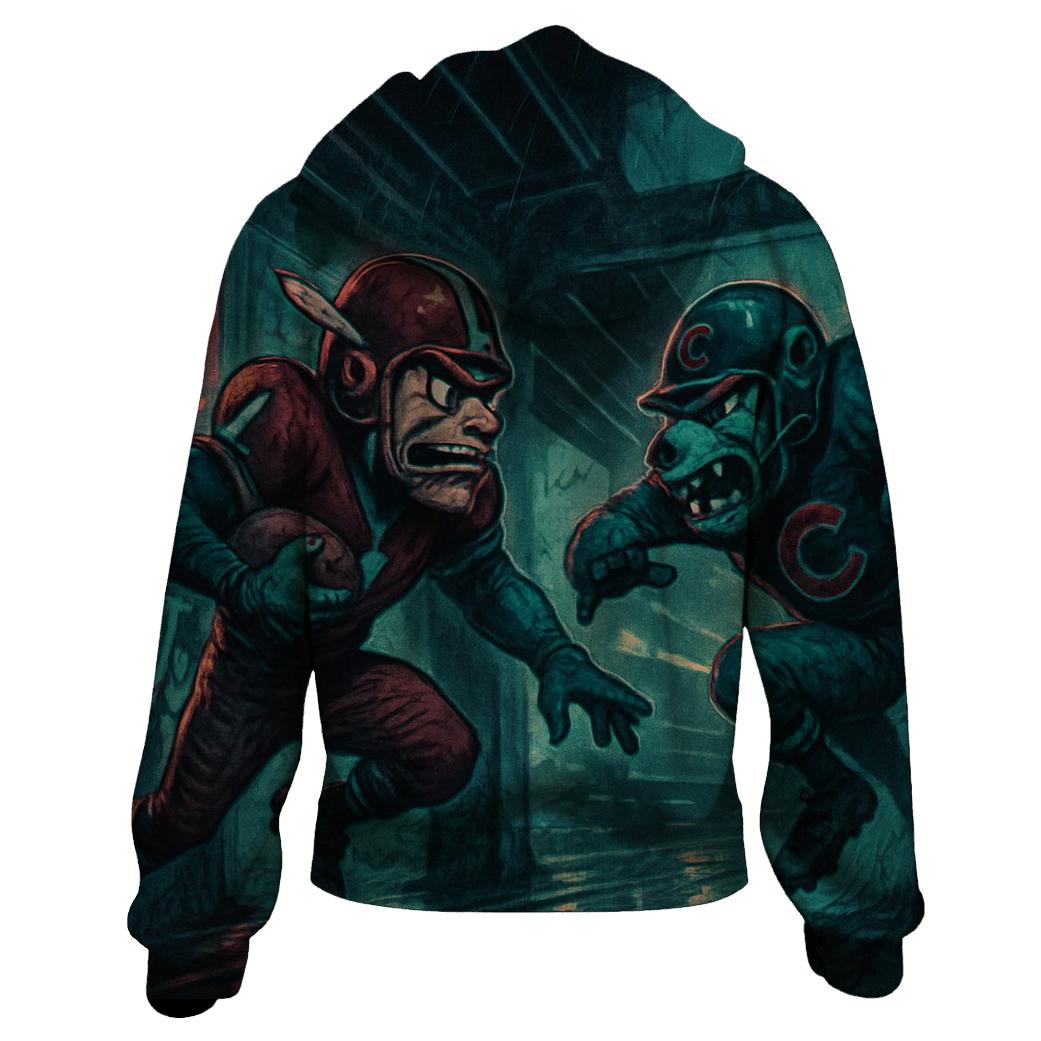 Subway Showdown Under The Tracks heavyweight hoodies