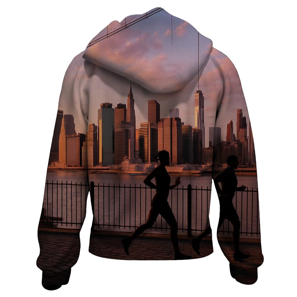 Sunset From Brooklyn Promenade graphic hoodies