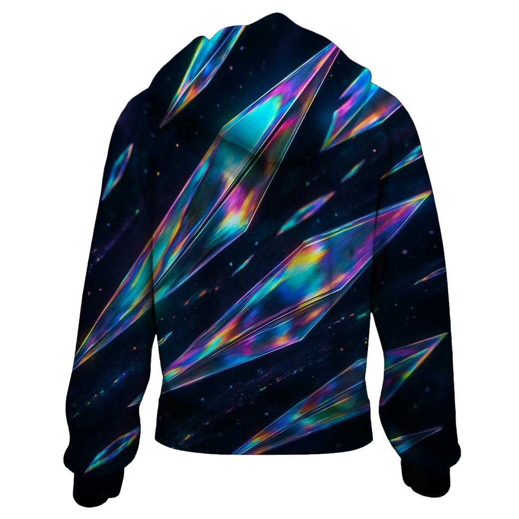 Neon Prism Drift heavyweight hoodies