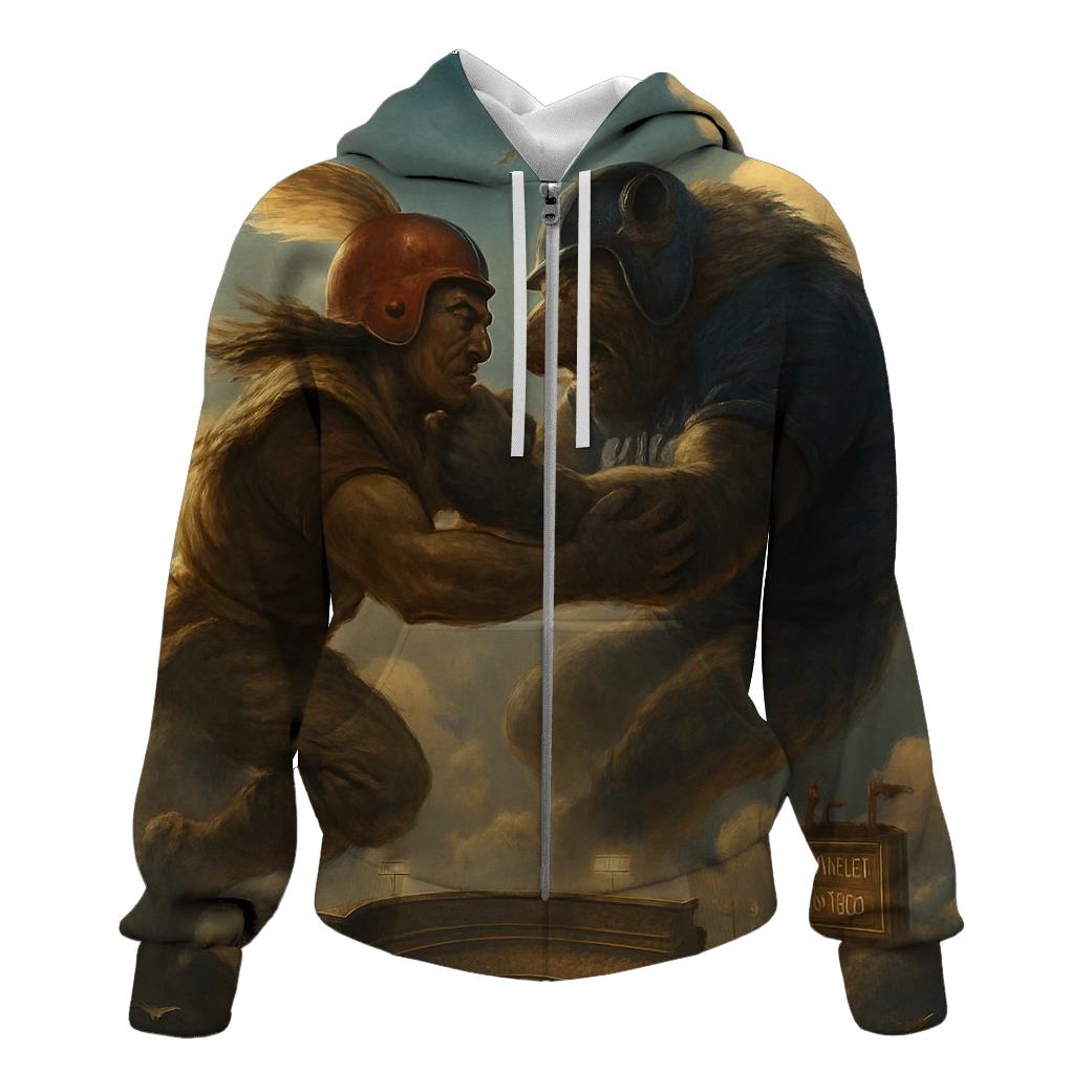 Cloud City Clash Over The Ballpark premium hoodies