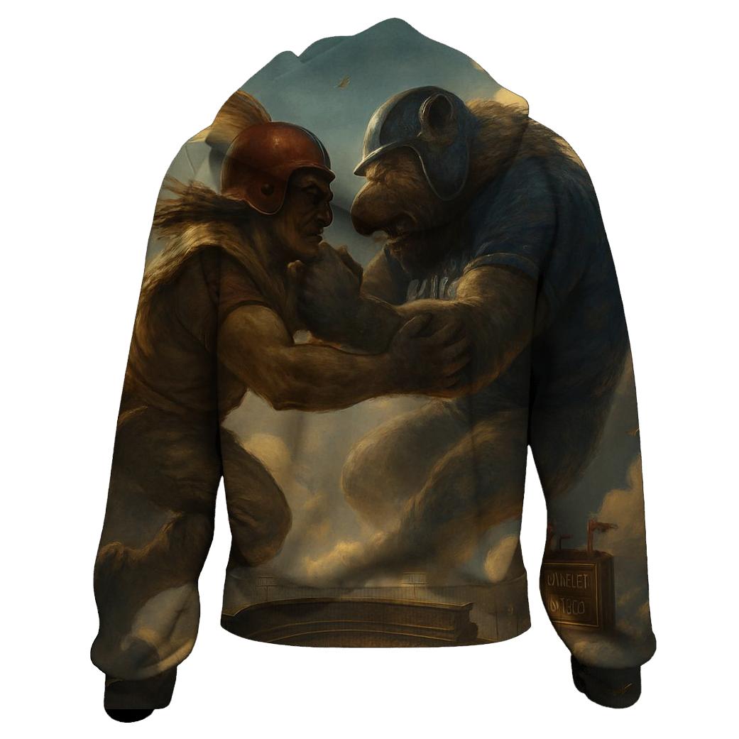 Cloud City Clash Over The Ballpark premium hoodies