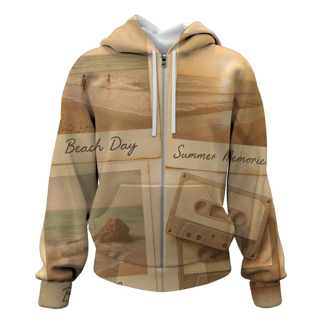 Polaroid Summer Collage hoodie styles