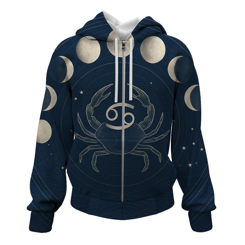 Cancer Moon Phase Cycle hoodies fashion