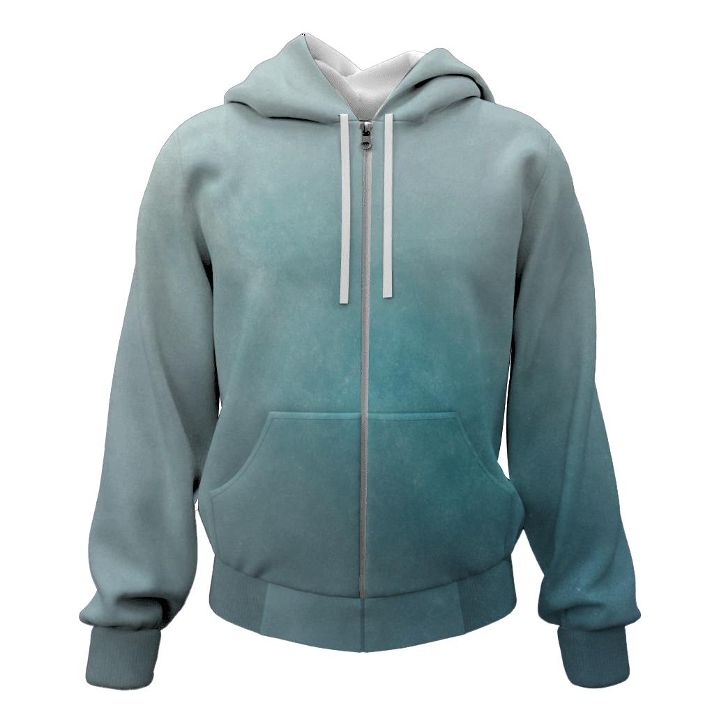 Glacier Veil printed hoodies