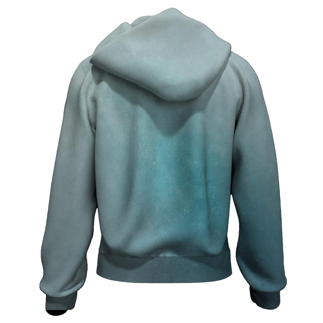 Glacier Veil printed hoodies