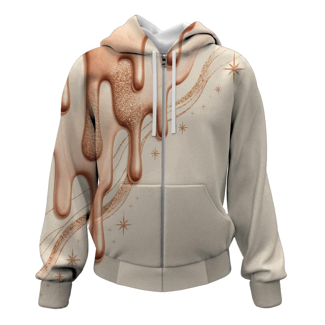 Rose Gold Drizzle custom hoodies