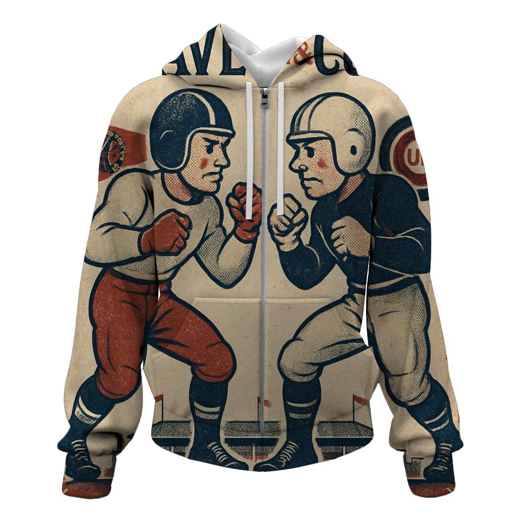 Vintage Poster Knockout hoodie styles