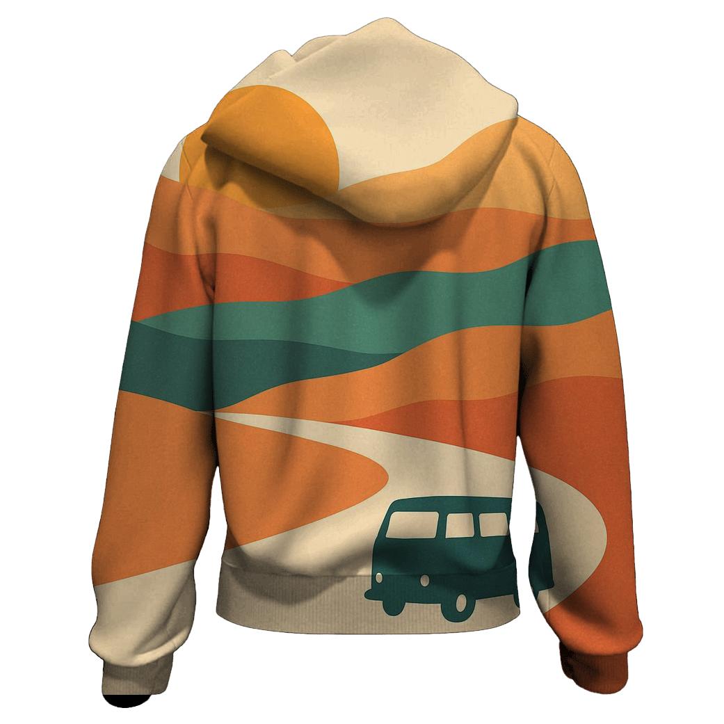 Sunrise Road Trip hoodie styles