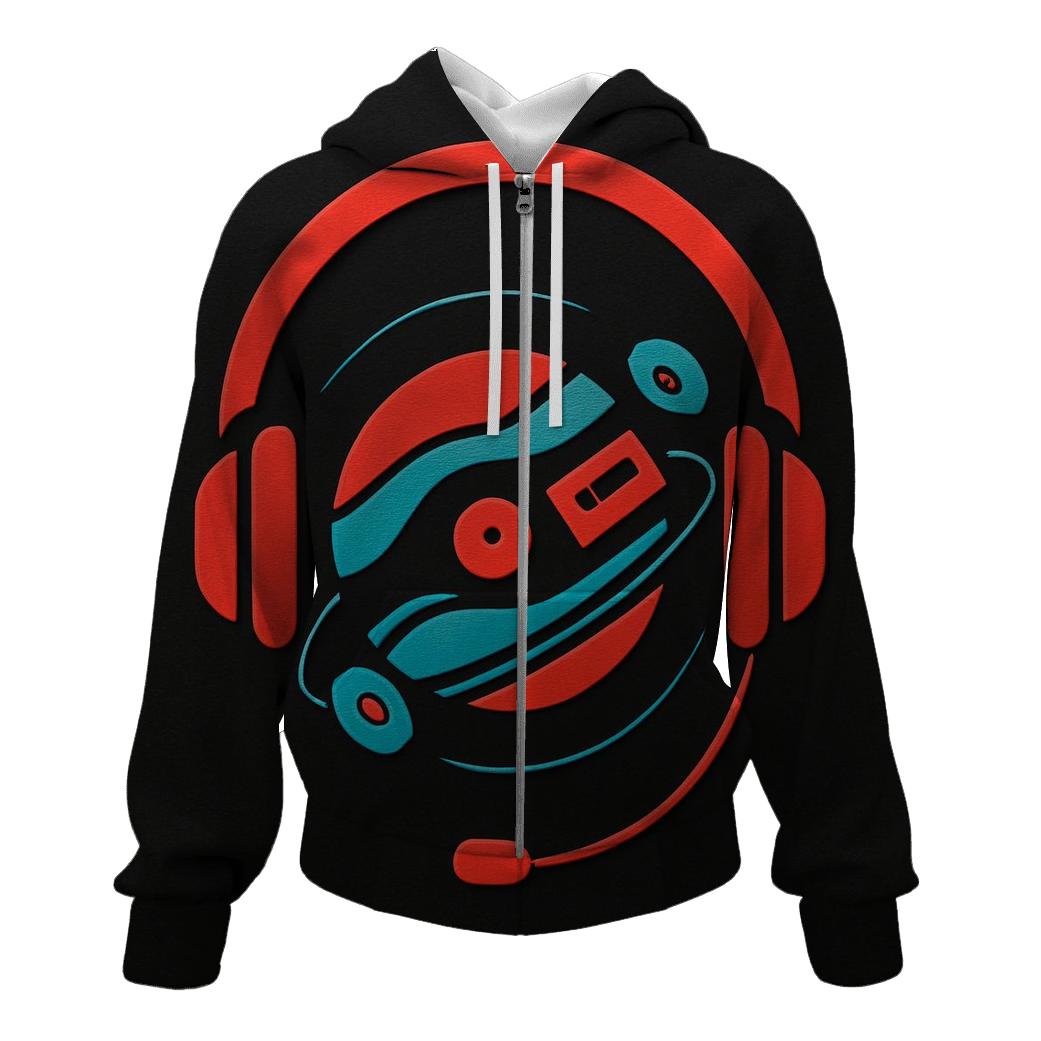 Headphone Orbit custom hoodies