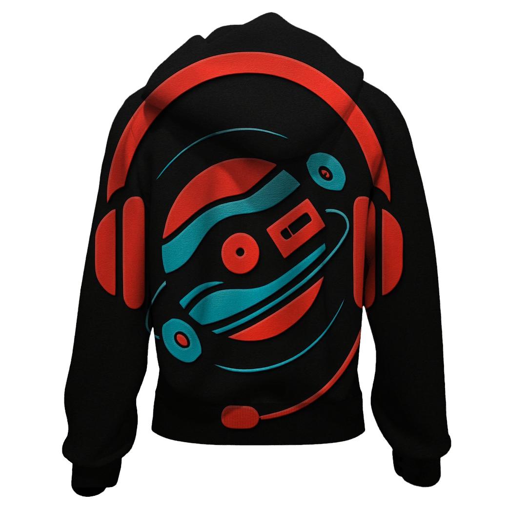 Headphone Orbit custom hoodies