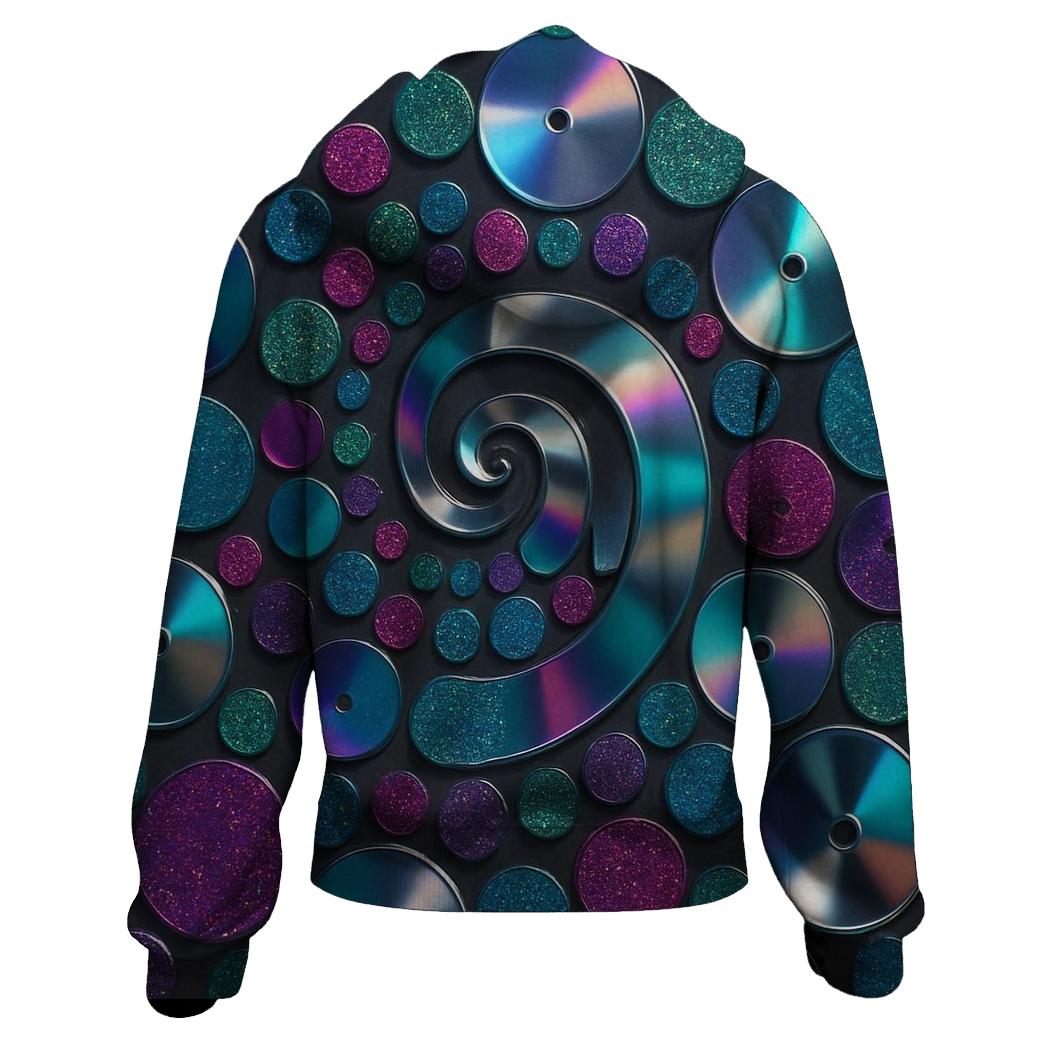 Sequin Storm Play graphic hoodies