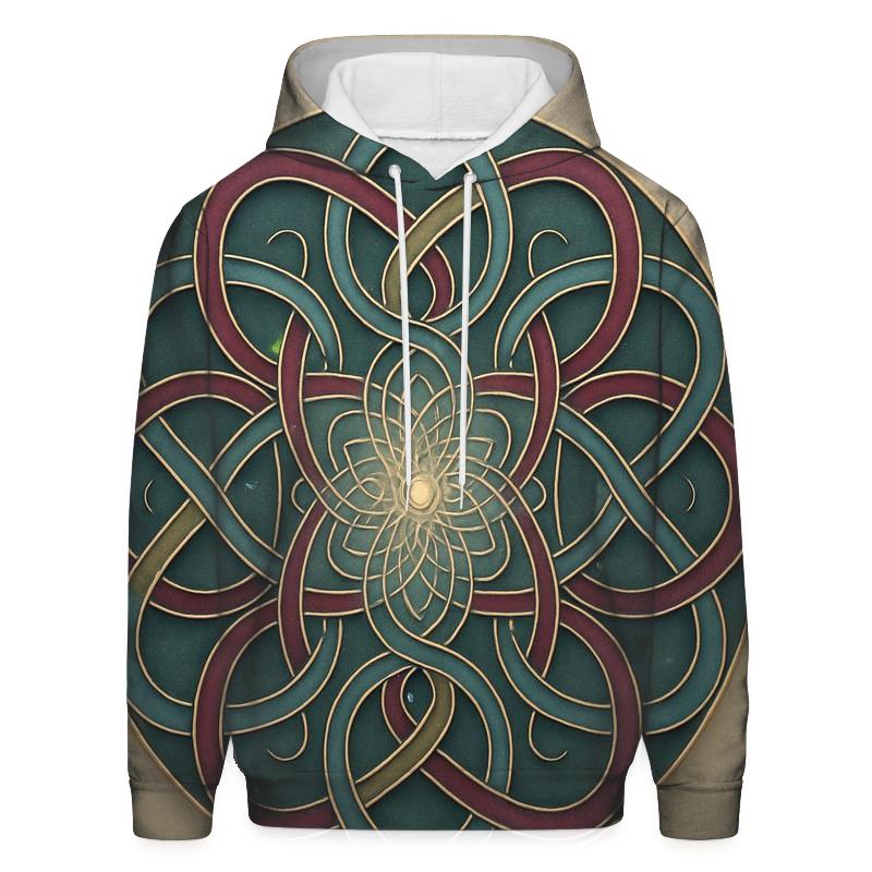 Infinite Loop Mandala zip-up hoodies