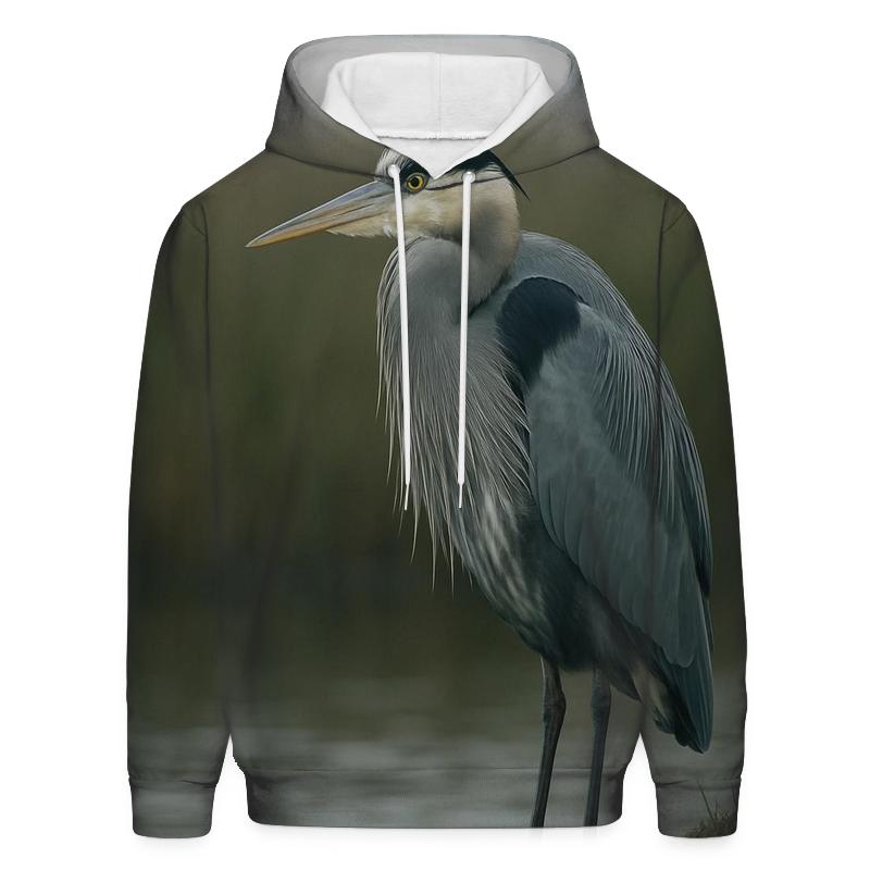 Marshland Heron Vigil heavyweight hoodies