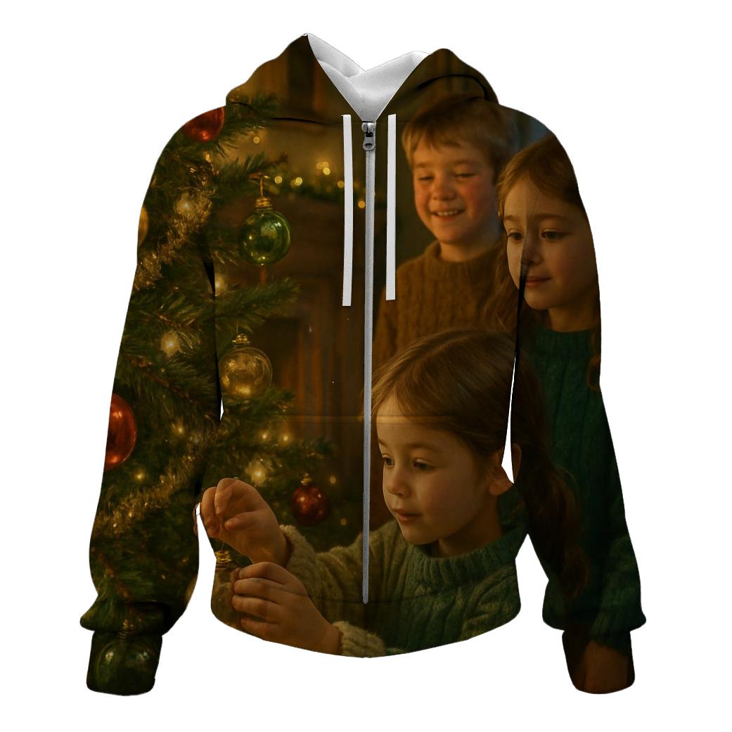 Tree Trimming With Tiny Hands custom hoodies