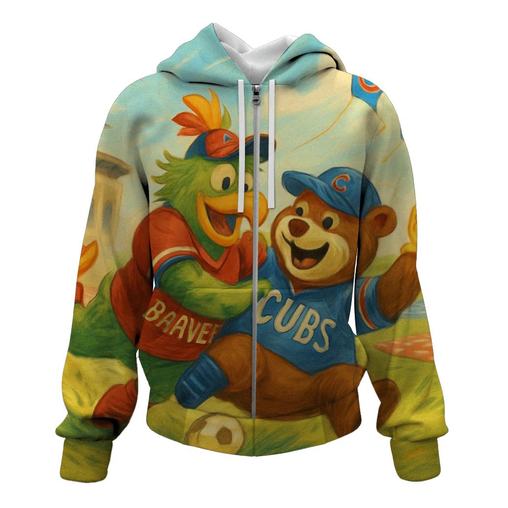 Midday Meadow Melee pullover hoodies