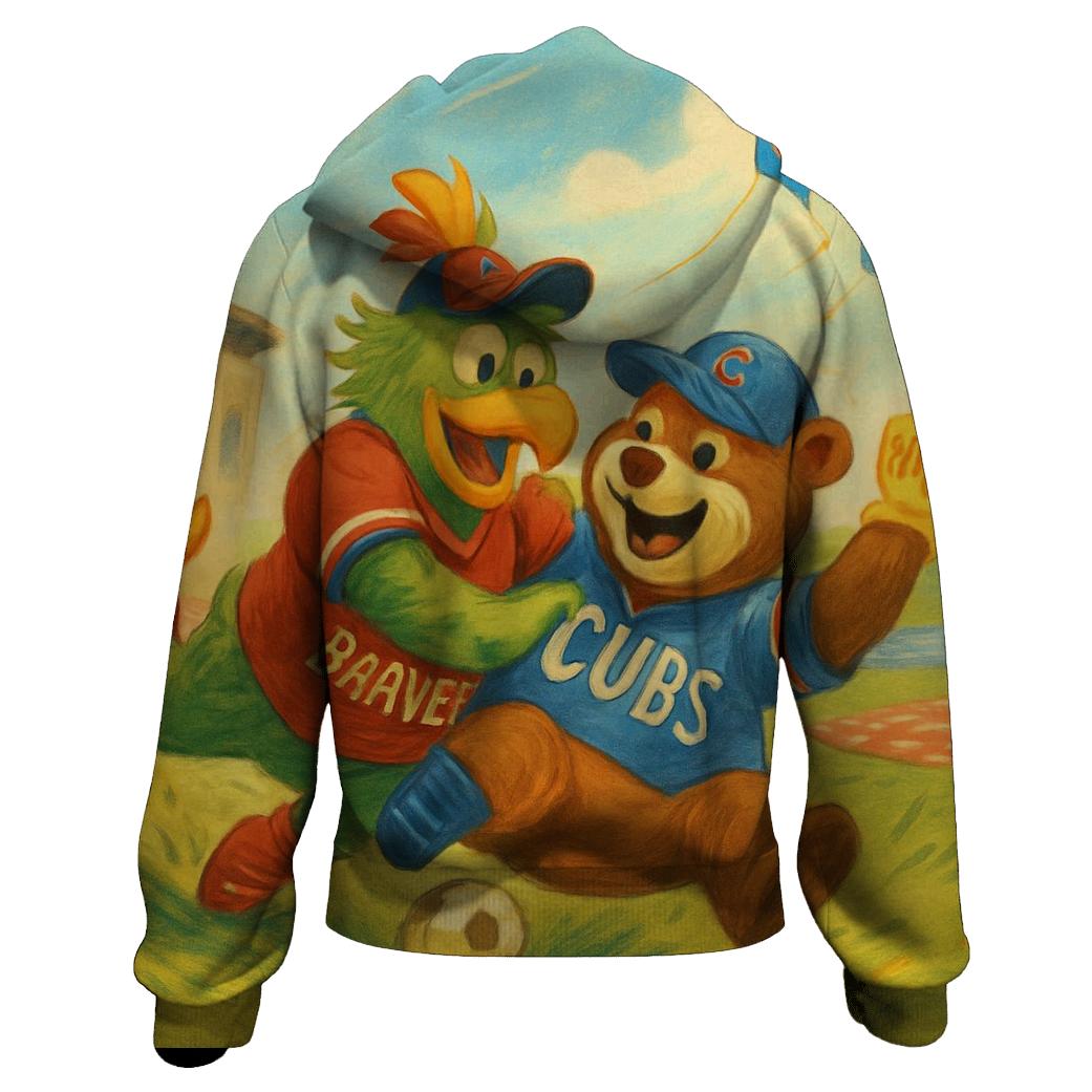 Midday Meadow Melee pullover hoodies