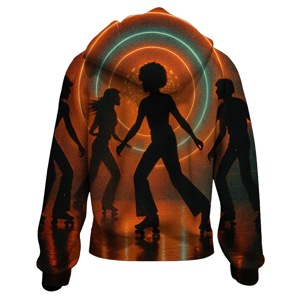 Retro Roller Rink Glow hoodie styles