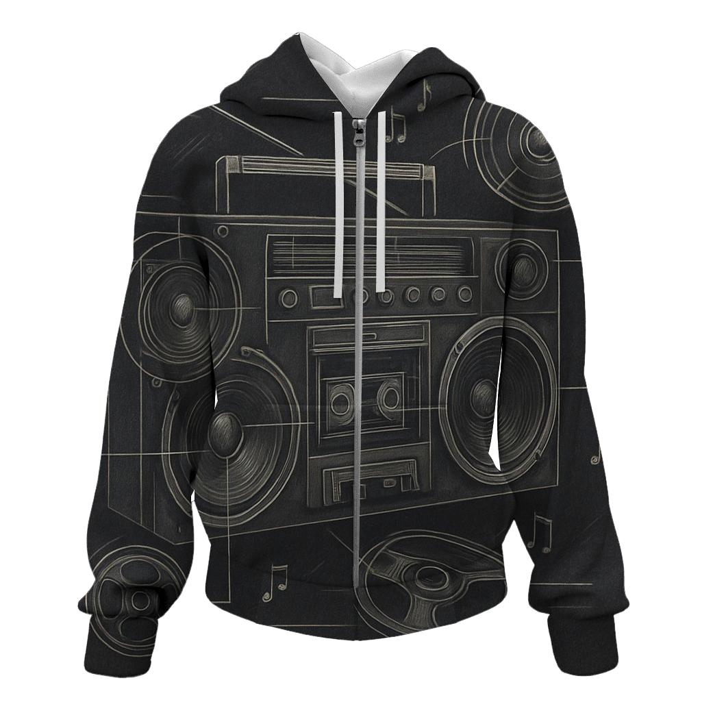Boombox Blueprint hoodie trends