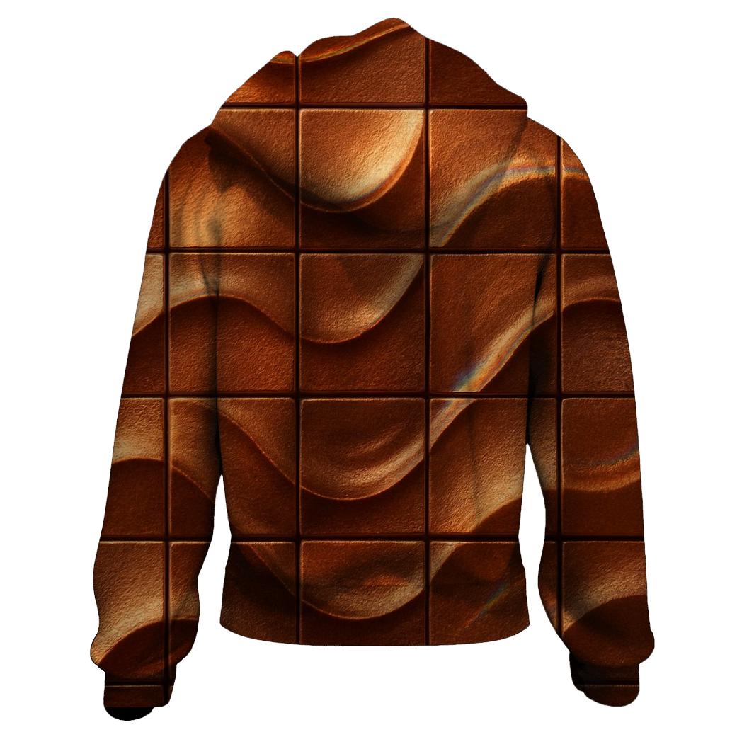 Copper Ripple Mosaic hoodie trends