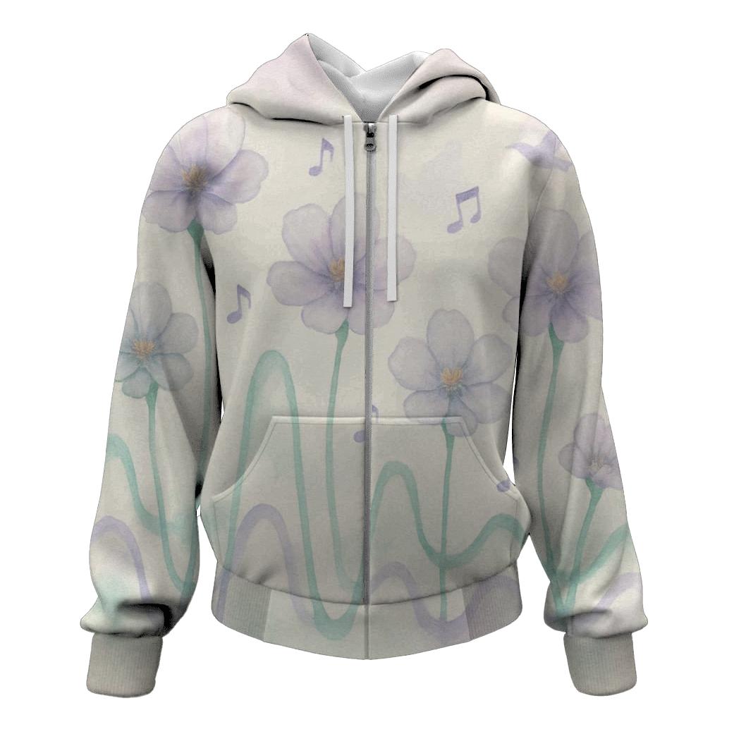 Soundwave Floral Fusion heavyweight hoodies