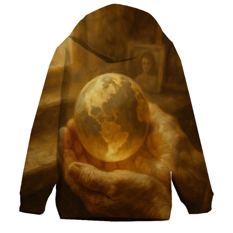 Hands That Hold The World embroidered hoodies