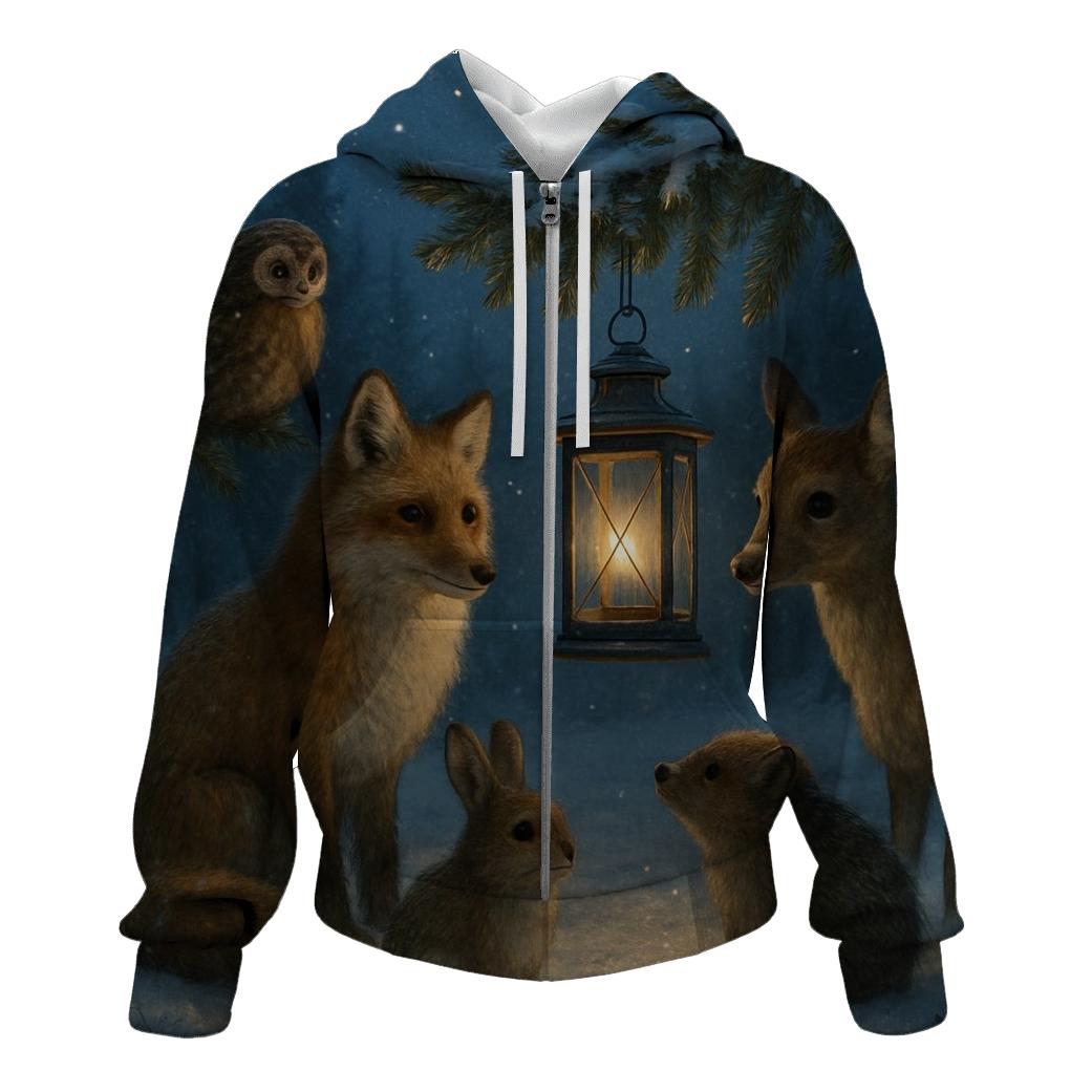 Forest Lantern Gathering pullover hoodies