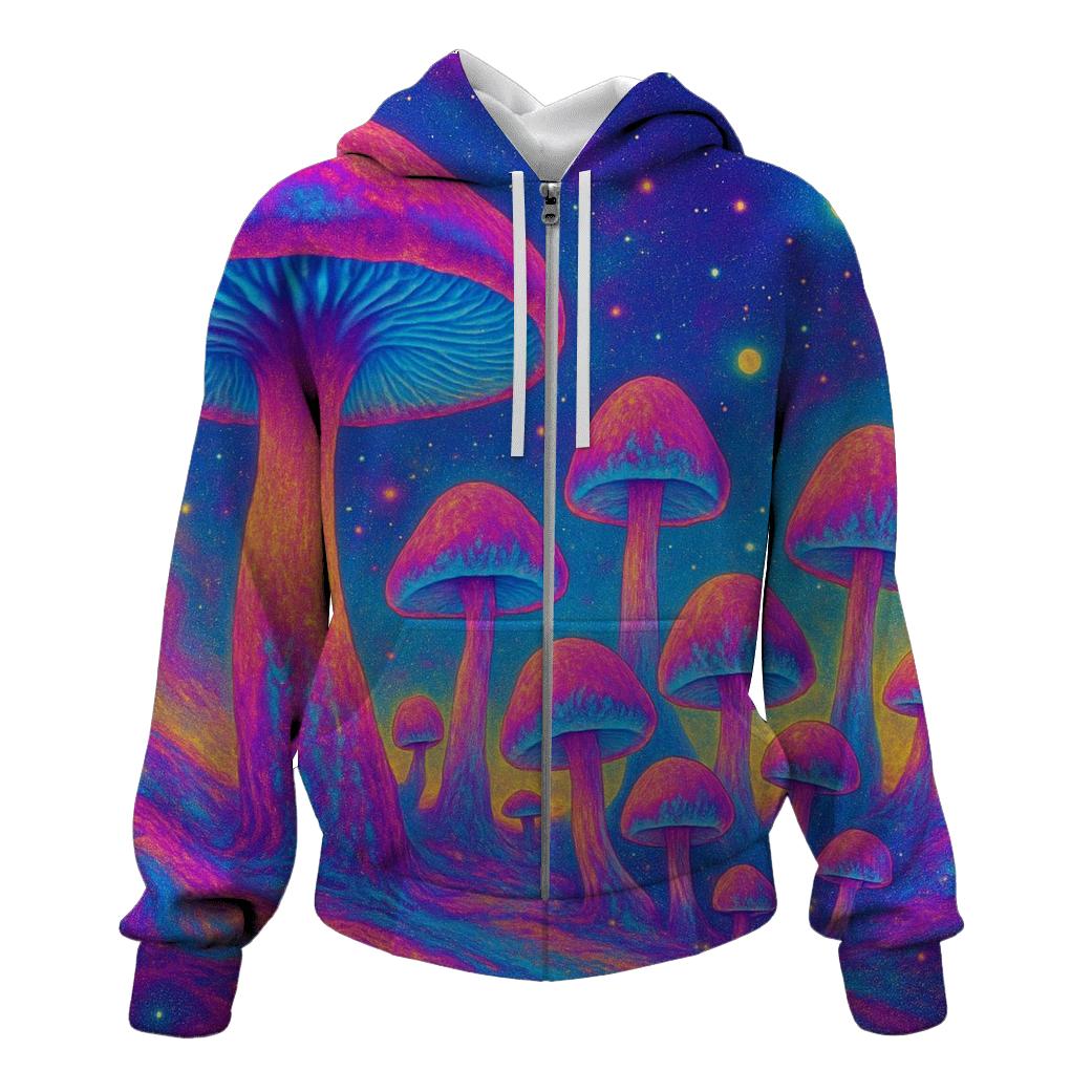 Psychedelic Mushroom Galaxy hoodies fashion