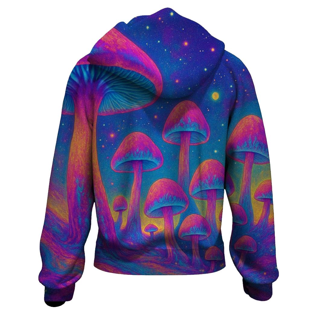Psychedelic Mushroom Galaxy hoodies fashion